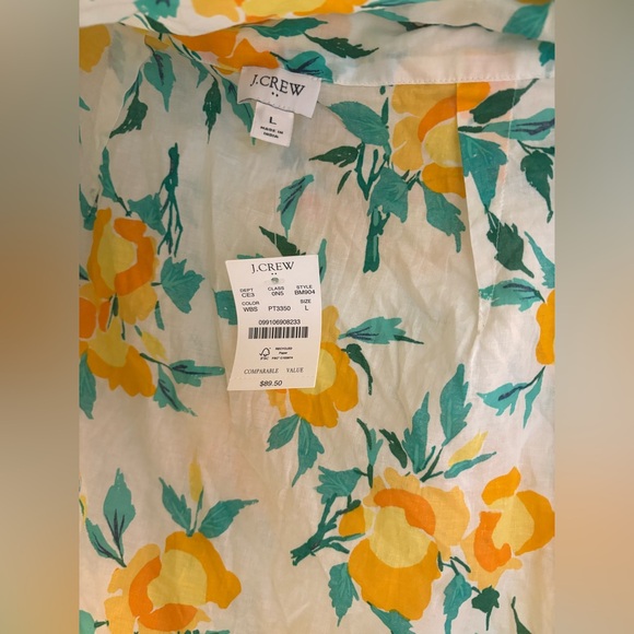 Jcrew Factory Tie sarong cover-up Size Large NWT - Picture 4 of 5